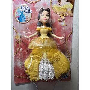 NEW Disney Princess Belle Royal Clips Clip-on Dress Beauty & The Beast Hasbro